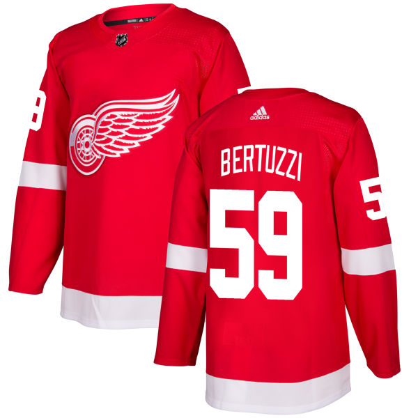 Detroit Red Wings #59 Tyler Bertuzzi Red Stitched Jersey
