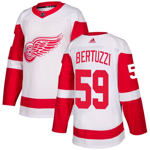 Detroit Red Wings #59 Tyler Bertuzzi White Stitched Jersey