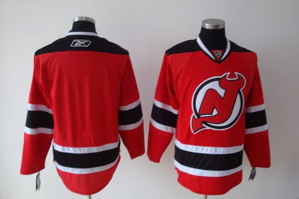 Devils Blank Stitched Red Jersey