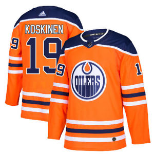 Edmonton Oilers #19 Mikko Koskinen Orange Stitched Jersey