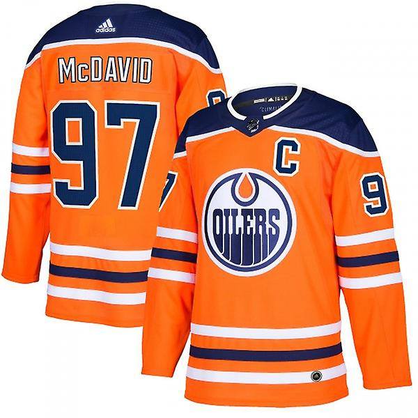 Edmonton Oilers #97 Connor McDavid Orange Stitched Jersey