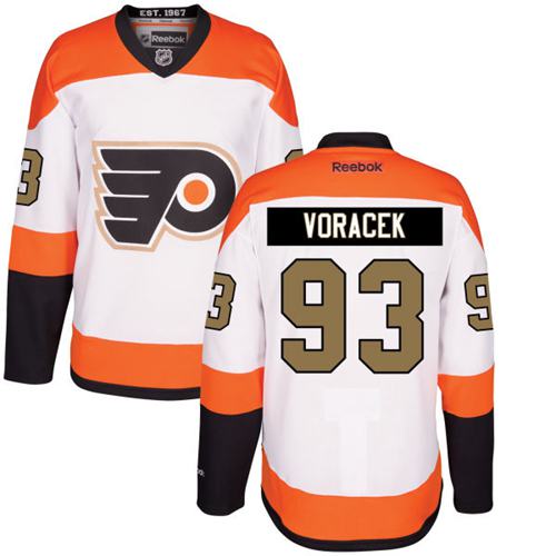 Flyers #93 Jakub Voracek White 3rd Stitched Jersey