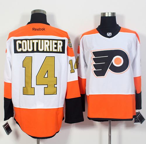 Flyers #14 Sean Couturier White 3rd Stitched Jersey
