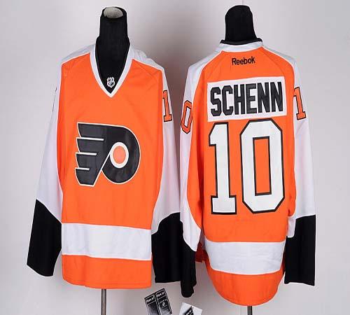 Flyers #10 Brayden Schenn Orange Stitched Jersey
