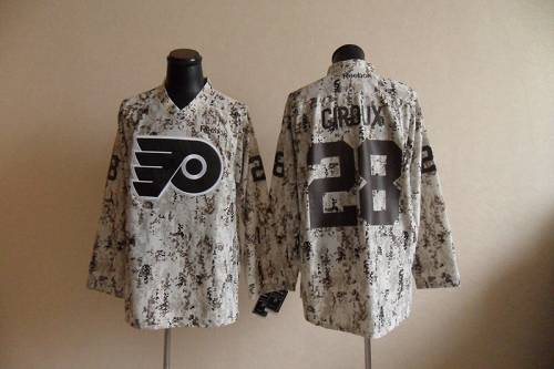 Flyers #28 Claude Giroux Camouflage Stitched Jersey