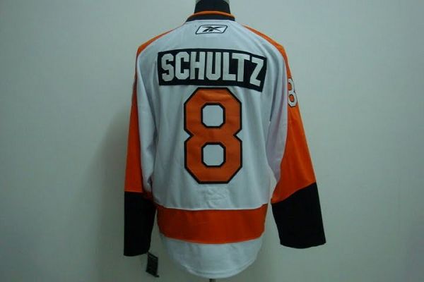 Flyers #8 Dave Schultz Stitched Winter Classic White Jersey