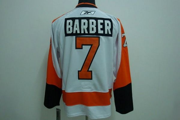 Flyers #7 Barber Stitched Winter Classic White Jersey