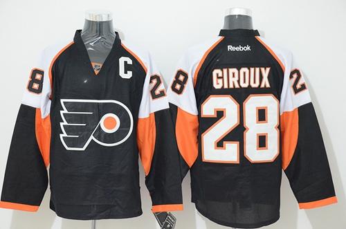 Flyers #28 Claude Giroux Black Stitched Jersey