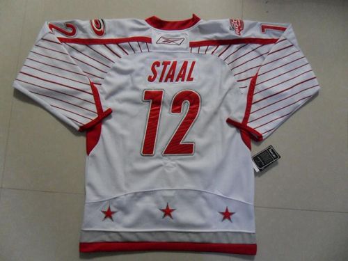 Hurricanes #12 Eric Staal 2011 All Star Stitched White Jersey