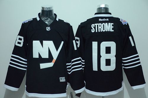 Islanders #18 Ryan Strome Black Alternate Stitched Jersey