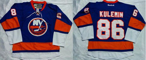 Islanders #86 Nikolay Kulemin Baby Blue Home Stitched Jersey