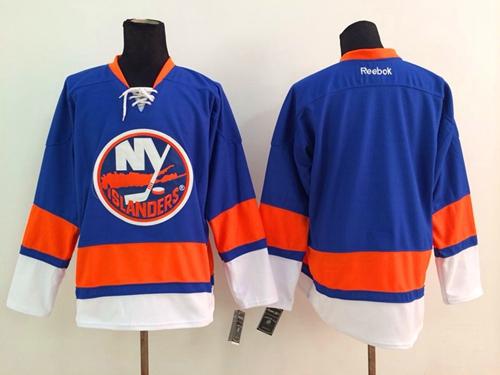 Islanders Blank Baby Blue Stitched Jersey