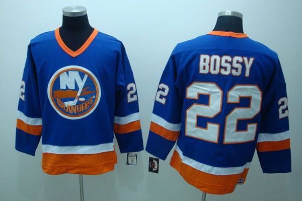 Islanders #22 Mike Bossy Stitched Third Light Blue Jersey