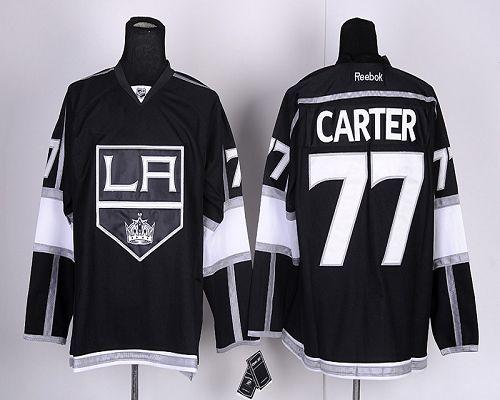 Kings #77 Jeff Carter Black Home Stitched Jersey