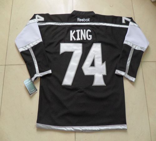 Kings #74 Dwight King Black Home Stitched Jersey