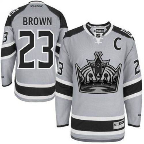 Kings #23 Dustin Brown Grey 2014 Stadium Series Stitched Jersey