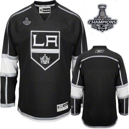 Kings Blank Black Home 2014 Stanley Cup Champions Stitched Jersey