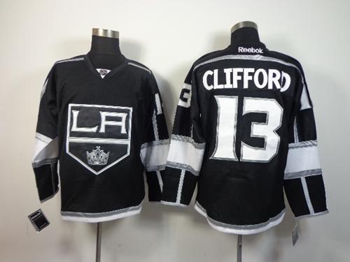 Kings #13 Kyle Clifford Black Home Stitched Jersey