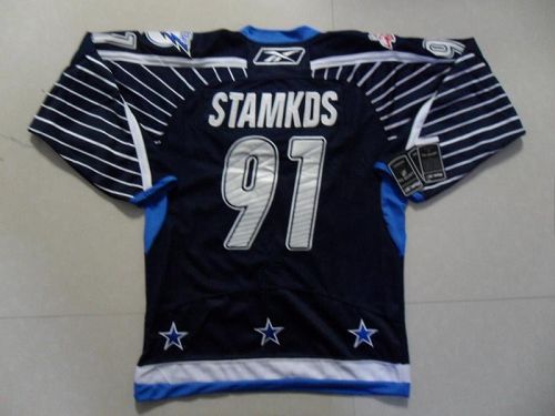 Lightning #91 Steven Stamkos 2011 All Star Stitched Dark Blue Jersey
