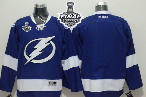 Lightning Blank Blue 2015 Stanley Cup Stitched Jersey