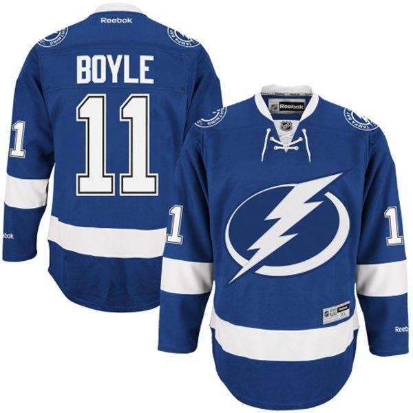 Lightning #11 Brian Boyle Blue Stitched Jersey