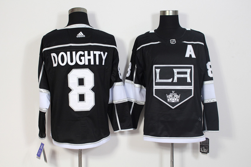 Los Angeles Kings #8 Drew Doughty Black Stitched Adidas Jersey