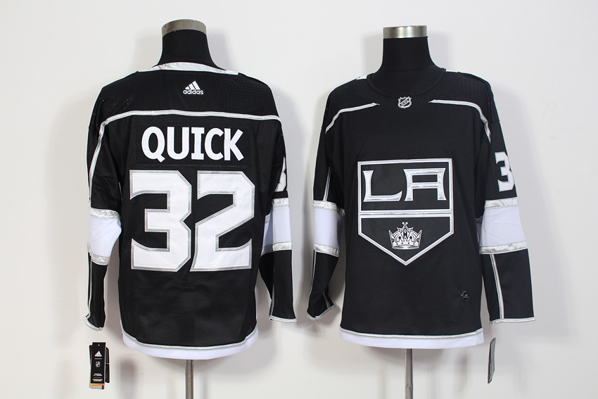 Los Angeles Kings #32 Jonathan Quick Black Stitched Adidas Jersey