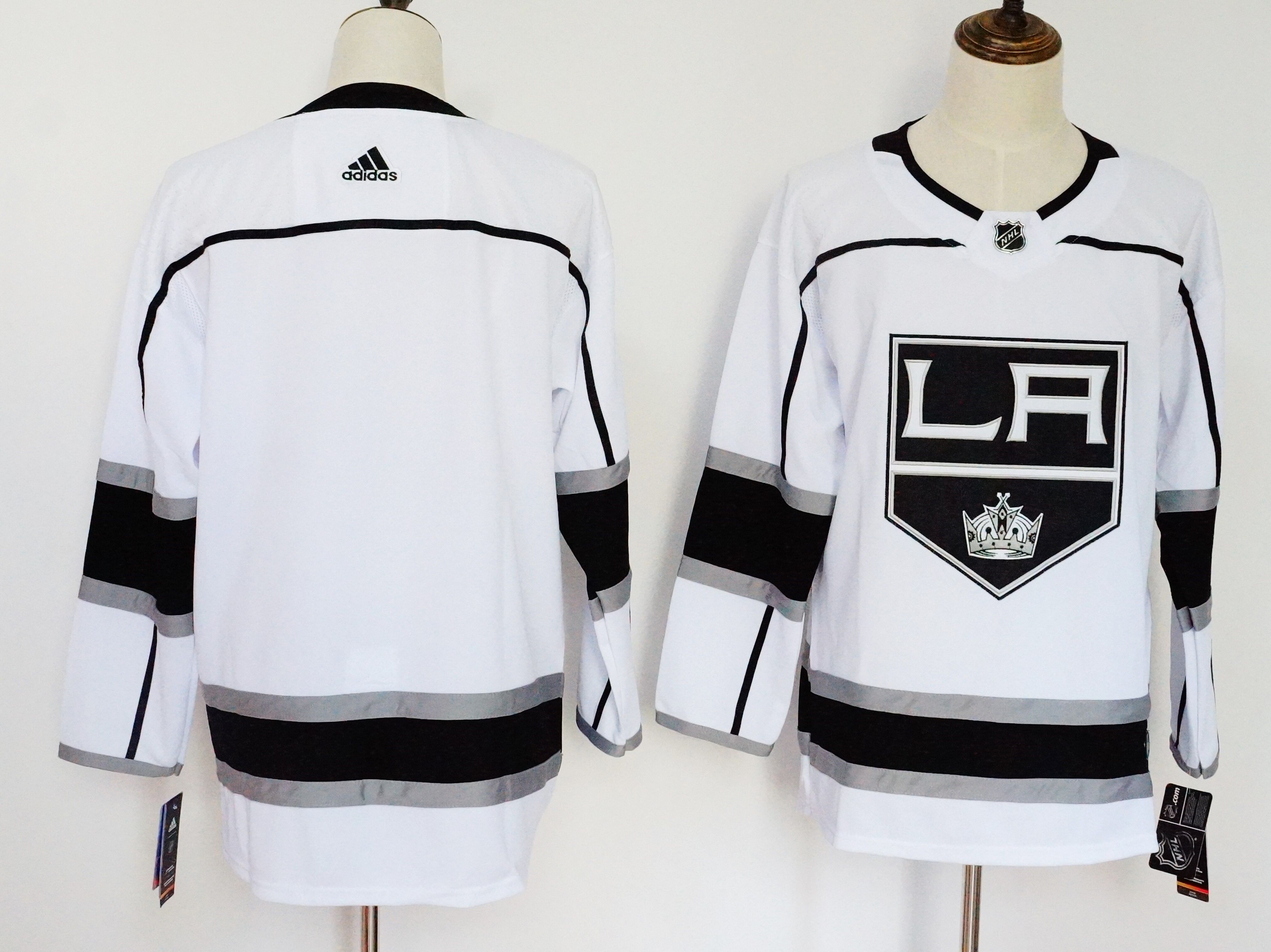 Los Angeles Kings White Stitched Adidas Jersey