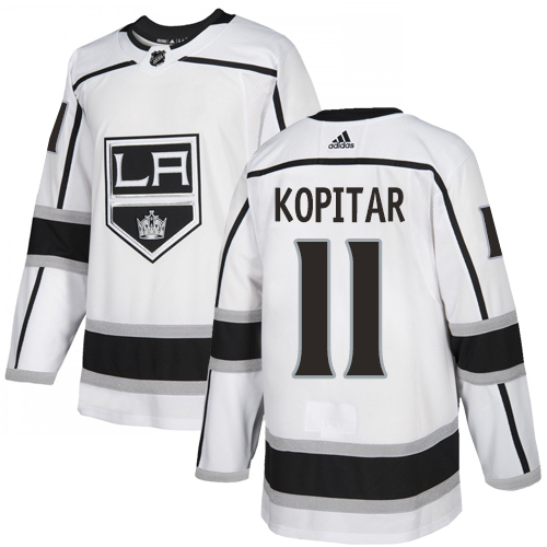 Los Angeles Kings #11 Anze Kopitar White Stitched Jersey