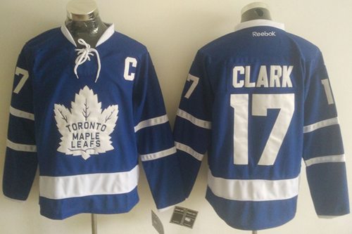 Maple Leafs #17 Wendel Clark Blue New Stitched Jersey