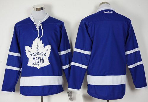 Maple Leafs Blank Blue New Stitched Jersey
