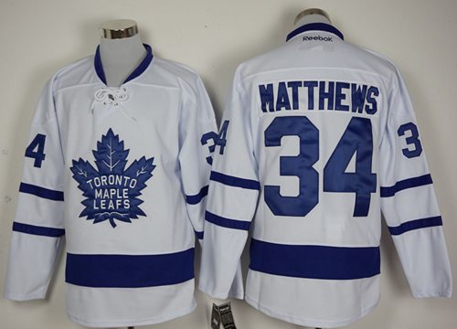 Maple Leafs #34 Auston Matthews White New Stitched Jersey
