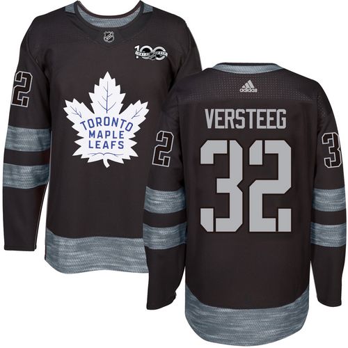 Maple Leafs #32 Kris Versteeg Black 1917-2017 100th Anniversary Stitched Jersey