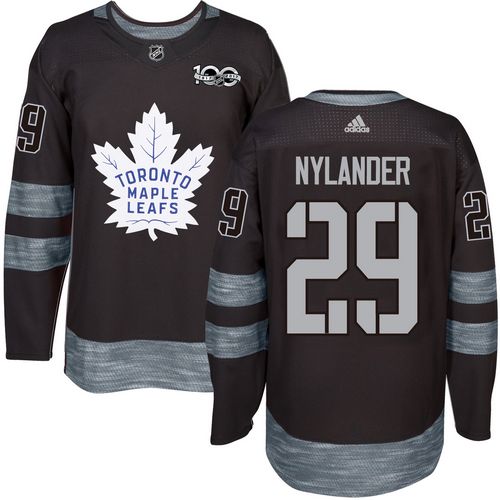 Maple Leafs #29 William Nylander Black 1917-2017 100th Anniversary Stitched Jersey