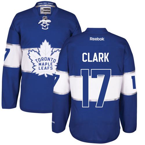 Maple Leafs #17 Wendel Clark Royal Centennial Classic Stitched Jersey