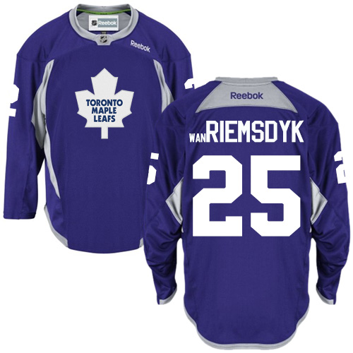 Maple Leafs #25 James Van Riemsdyk Purple Practice Stitched Jersey