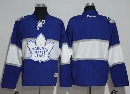 Maple Leafs Blank Royal Centennial Classic Stitched Jersey