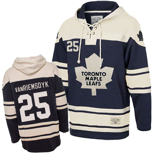 Maple Leafs #25 James Van Riemsdyk Blue Sawyer Hooded Sweatshirt Stitched Jersey