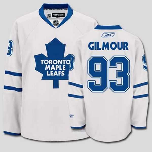 Maple Leafs #93 Doug Gilmour Stitched White Jersey