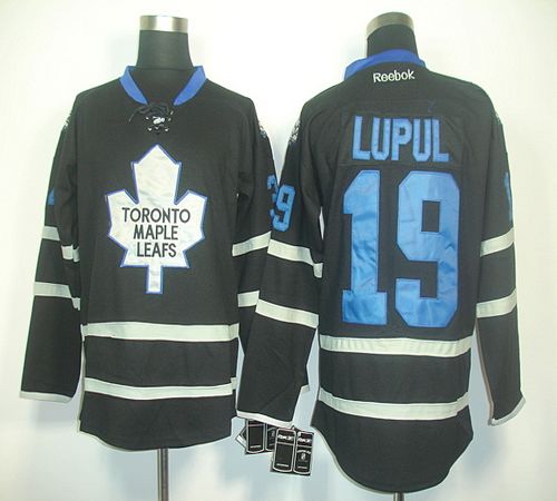 Maple Leafs #19 Joffrey Lupul Black Ice Stitched Jersey