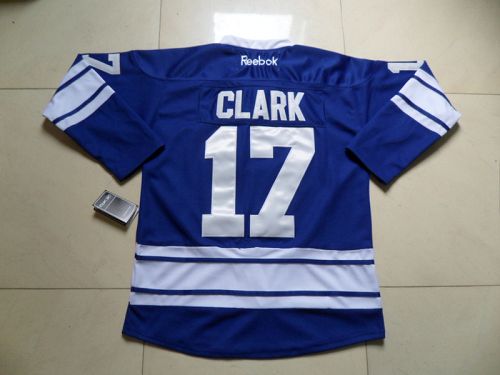Maple Leafs #17 Wendel Clark Blue Third Stitched Jersey