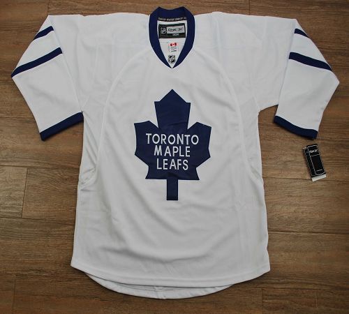 Maple Leafs Blank Stitched White Jersey