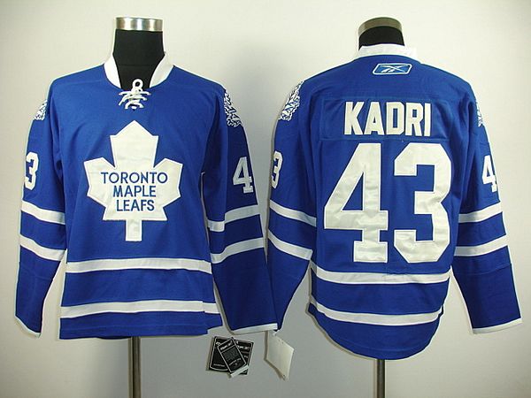Maple Leafs #43 Nazem Kadri Stitched Blue Jersey