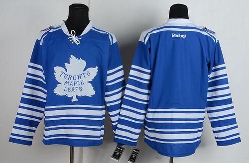 Maple Leafs Blank Blue 2014 Winter Classic Stitched Jersey