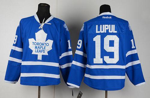 Maple Leafs #19 Joffrey Lupul Blue Home Stitched Jersey