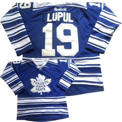 Maple Leafs #19 Joffrey Lupul Blue 2014 Winter Classic Stitched Jersey