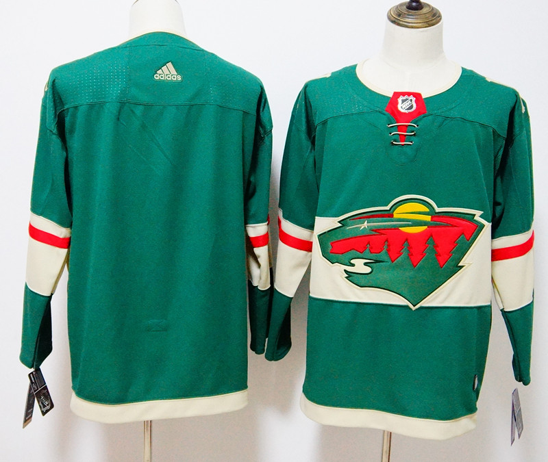 Minnesota Wild Green Stitched Adidas Jersey