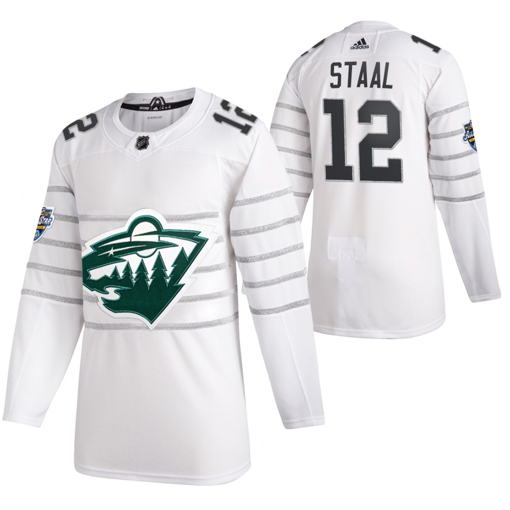 Minnesota Wild #12 Eric Staal 2020 White All Star Stitched Jersey