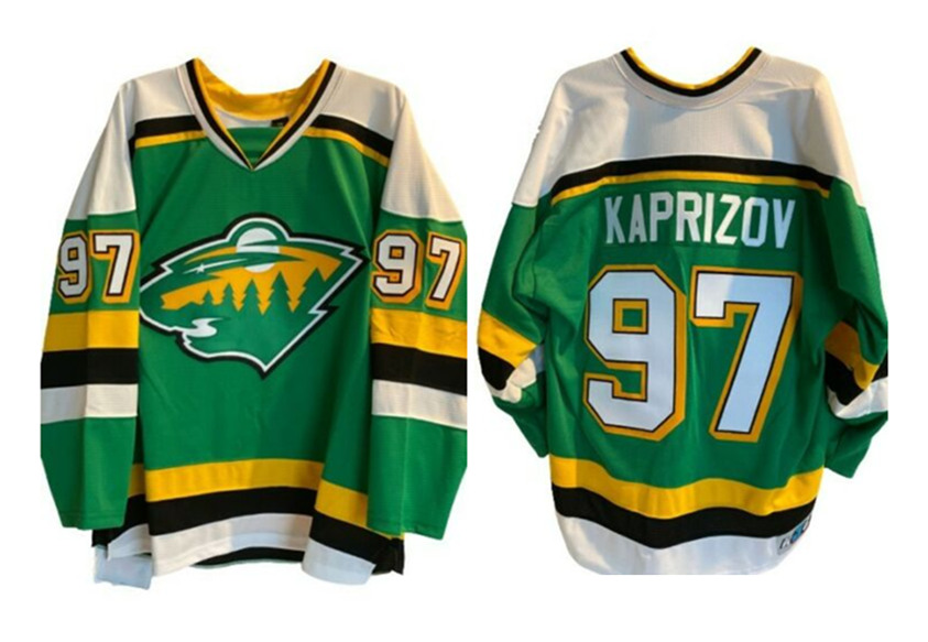 Minnesota Wild #97 Kirill Kaprizov Reverse Retro Stitched Jersey
