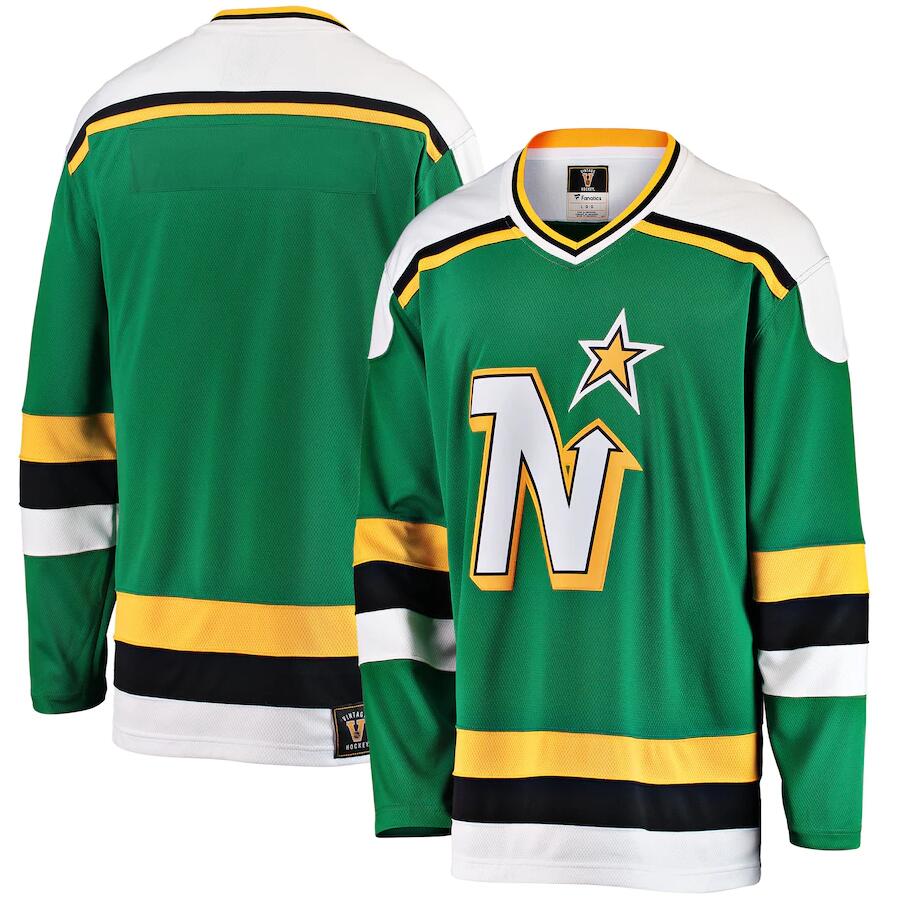 Minnesota North Stars Green Stitched Jersey